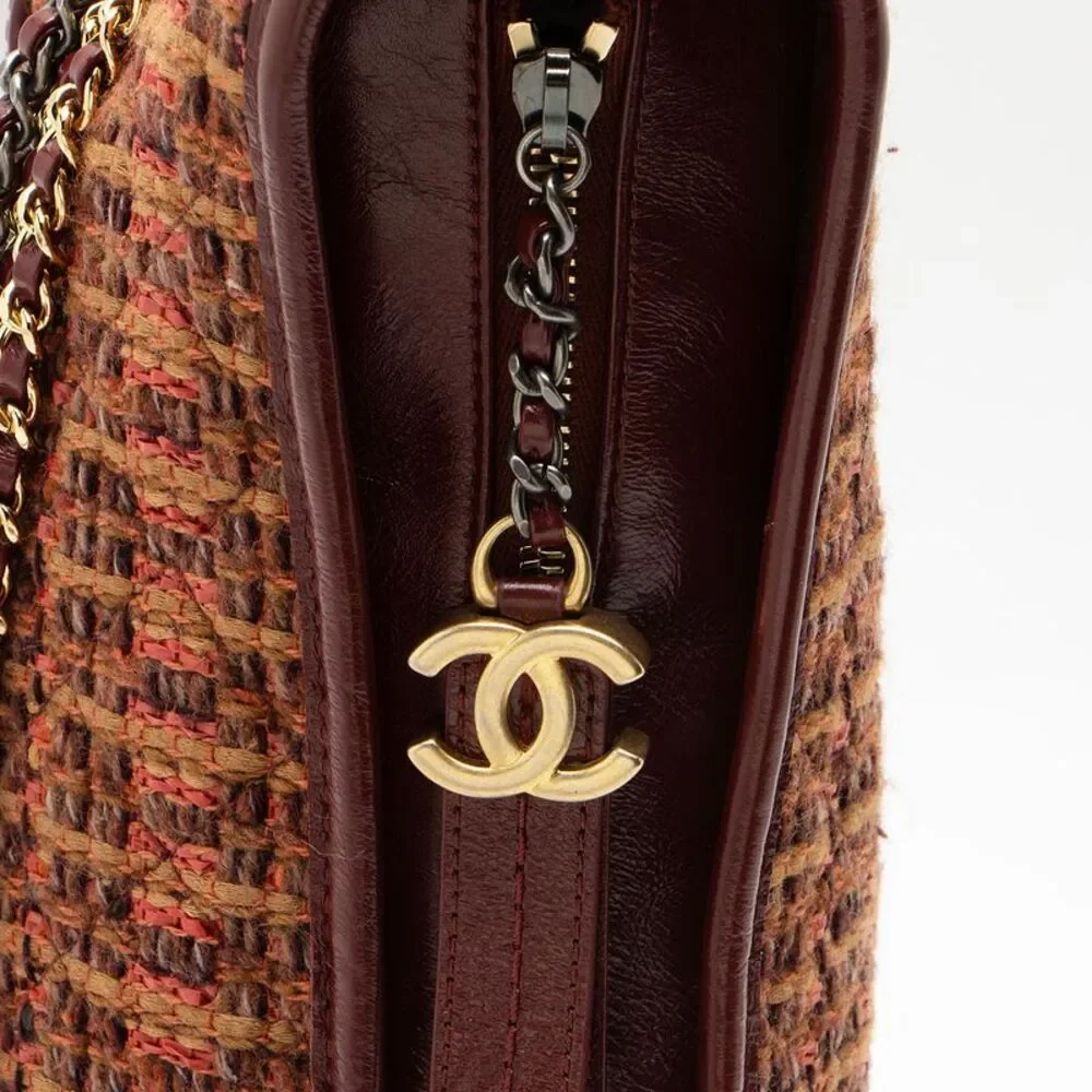 Chanel Tweed Calfskin Gabrielle Medium Hobo